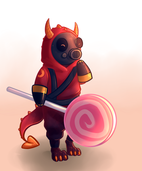 kritzmedic: Third place giveaway prize for dreamerdragon! I hope you like it, your pyro is so f