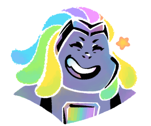 drawingandcrying:  big, beautiful Bismuth 🌈