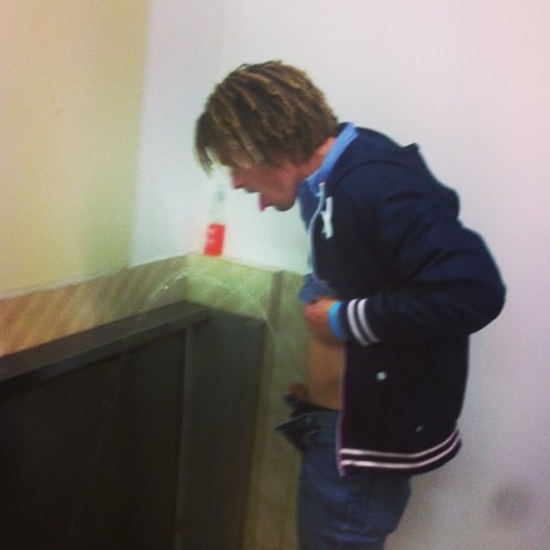 instalads:  Trying to taste his own piss.  Yum