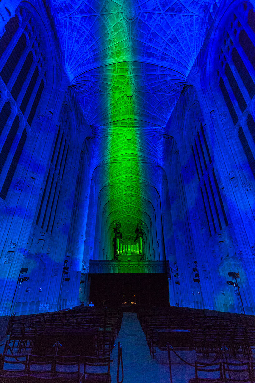 archatlas:    King’s College Chapel Miguel Chevalier      At the occasion of a