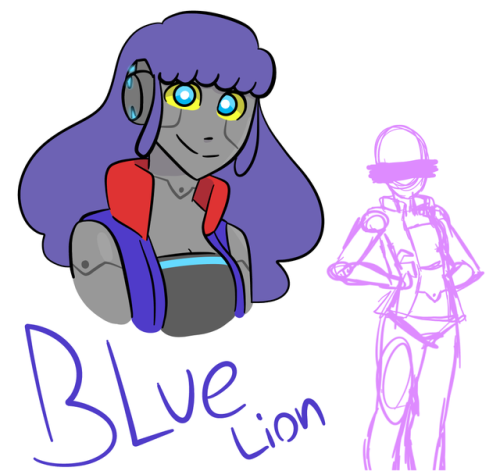 blue lion!