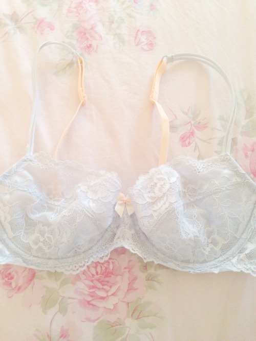 nyancu:Cutest bra~~ I need to own more sheer lace bras. Liek.