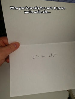 thingsmakemelaughoutloud:  When Your Boss Asks For A Note- Funny and Hilarious -