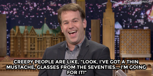 fallontonight:  Mike Birbiglia knows just how to act on a bus when he sees an attractive woman.