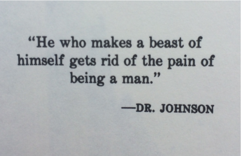 readytolift:  Quote in the beginning of Fear and Loathing that I liked