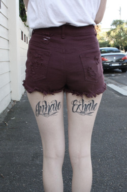 spannie:  My new thigh tatts are all lovely and healed now :) So happy with them.