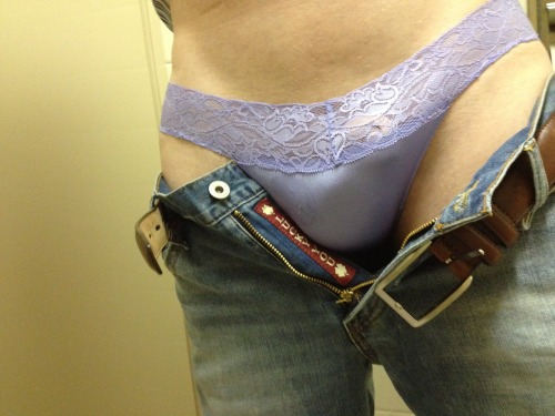 shesuspects:  “Bump Day”pantyreviewguy:  The somewhat new line of dream lace panties from Maidenform are great. While they do run a little small they are a good choice if your are going to wear panties all day. I picked these up at a Hanes outlet