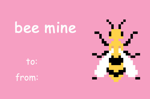 gedankeninventur - for all your bee valentine’s cards...