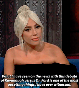 ladyxgaga: Lady Gaga stopped by The Late Show with Stephen Colbert to discuss all