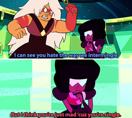 can you tell who is control with garnet?