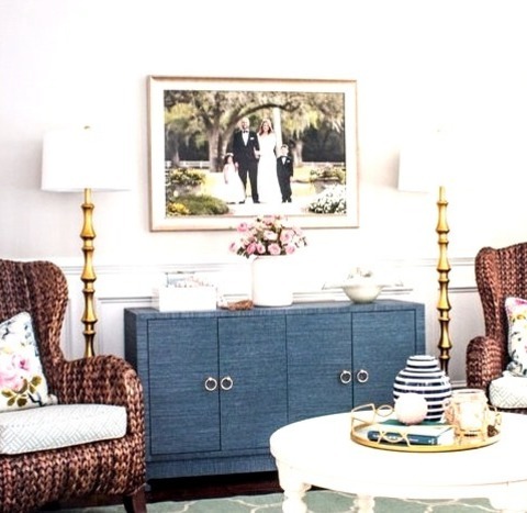Transitional Living Room - Living RoomLiving Room Library - Mid-sized Transitional Open Concept Medium