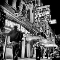 20th-century-man:  Pacific Street, San Francisco, 1950’s. 