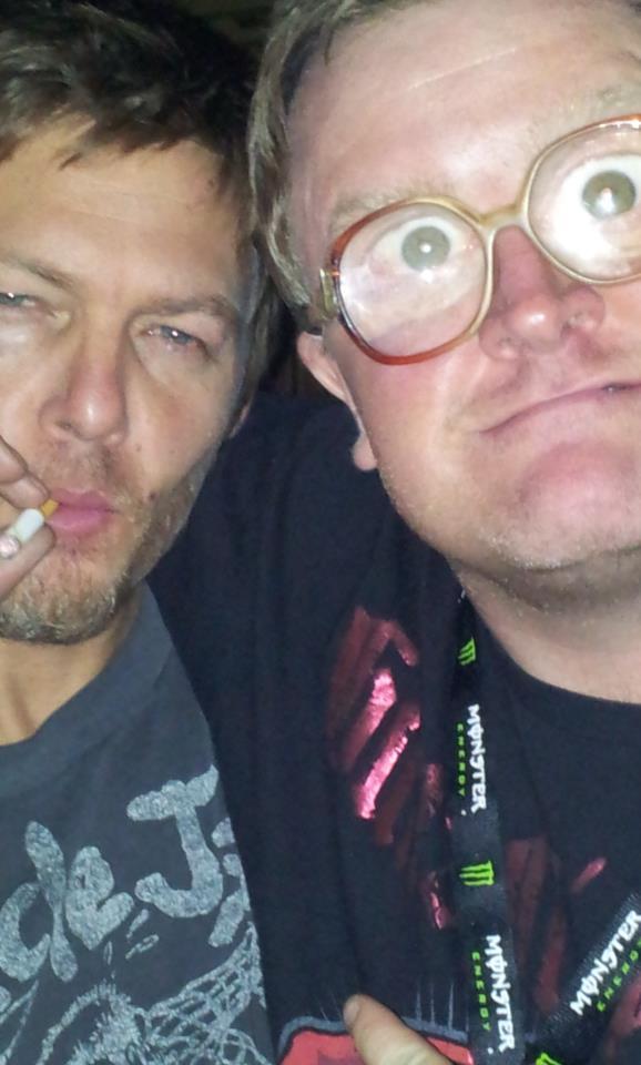 Awesome and awesomer (Bubbles of Trailer Park Boys met Norman Reedus recenty at a