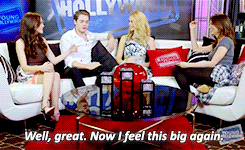 cantbringthisdown:  Zoey &amp; Dom bickering: Young Hollywood interview [x]