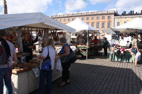 at Kauppatori, HelsinkiFlanked by 19th-century buildings is the marquet square of Helsinki, kauppato