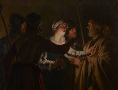 La negación de San Pedro por Gerrit van Honthorst, 1623 aprox.