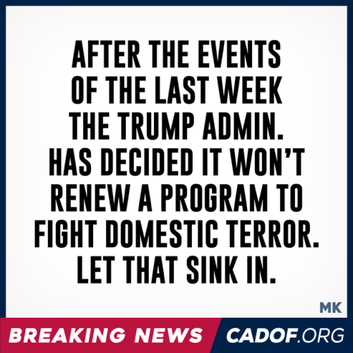 cadof: Donald Trump has once again sided with Neo-Nazis and White Supremacists.  #VoteBlue http