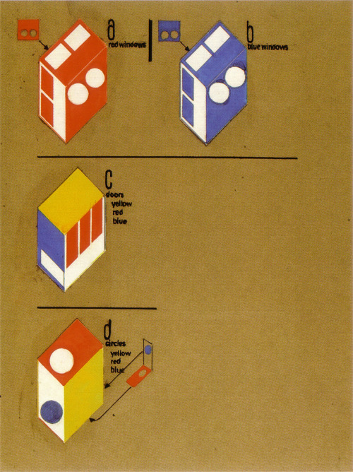 Ladislav Sutnar, Build the Town building block set, documentation, 1943. Source flickr Oliver Tomas