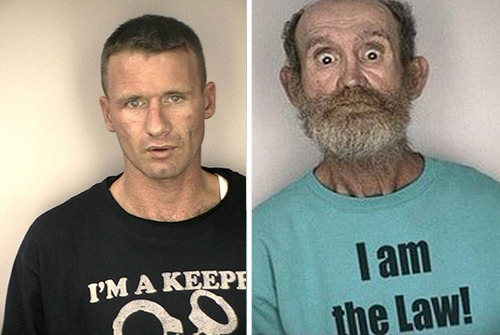  Ironic and Unfortunate Shirts Worn in Mugshots porn pictures