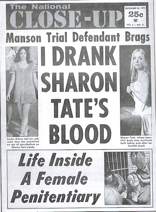 scandyfactory: I DRANK SHARON TATE’S BLOOD