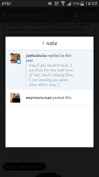 jeebuslouise thank you so much just for that. It means a lot to me. 