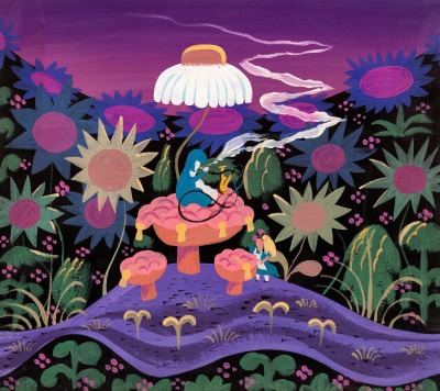 weirdlandtv:Mary Blair concept art for Disney’s ALICE IN WONDERLAND (1951).