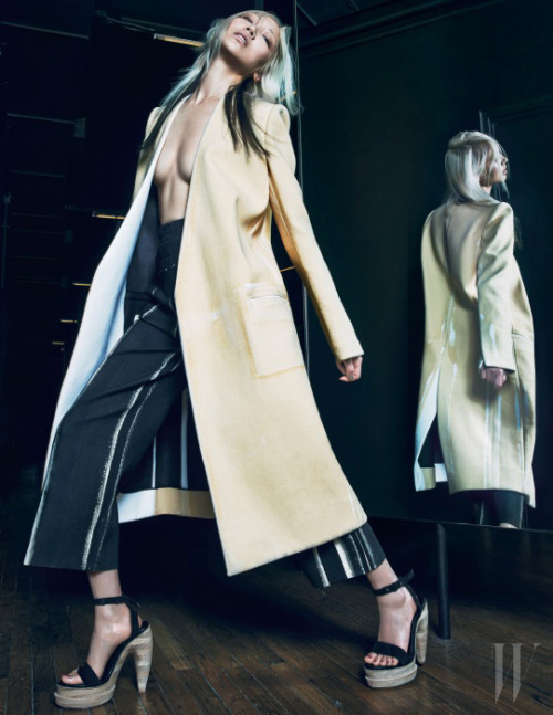 koreanmodel: Soo joo by Kim Heejune for W Korea Feb 2014