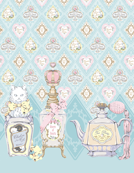 sucre-dolls:  Kira Imai x Angelic Pretty | Parfum of Wonderland Background 