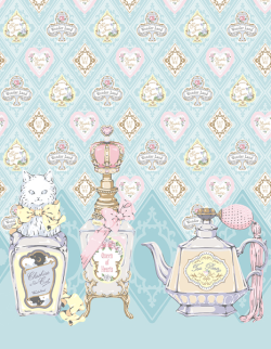 Sucre-Dolls:  Kira Imai X Angelic Pretty | Parfum Of Wonderland Background 