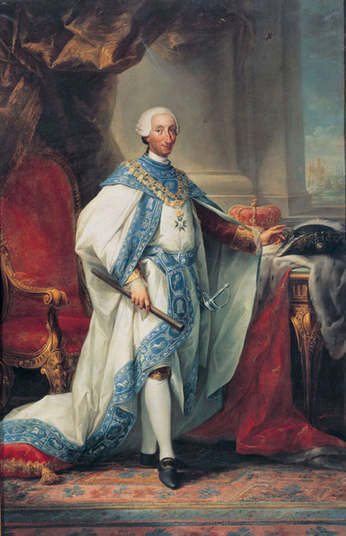 Carlos III como gran maestre de su orden, por Mariano Salvador Maella, 1784.