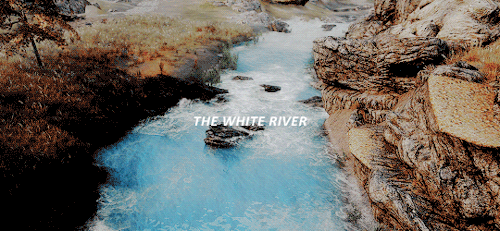 ciriofcintras: ↪ WHITE RIVER The White River is the longest and largest river in Skyrim and stretche