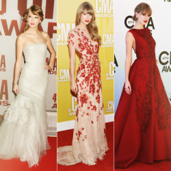 fakersgonnafakes:  Taylor Swift at CMA Awards