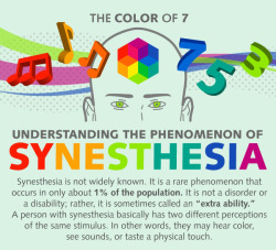 crestedglory:cognitivevariance:oceansystem:icefiresystem:runawayalters:neuromorphogenesis:UNDERSTANDING THE PHENOMENON OF SYNESTHESIAThe number 3 is color orange and January is moody, according to synesthetes. They are blessed with the natural ability,