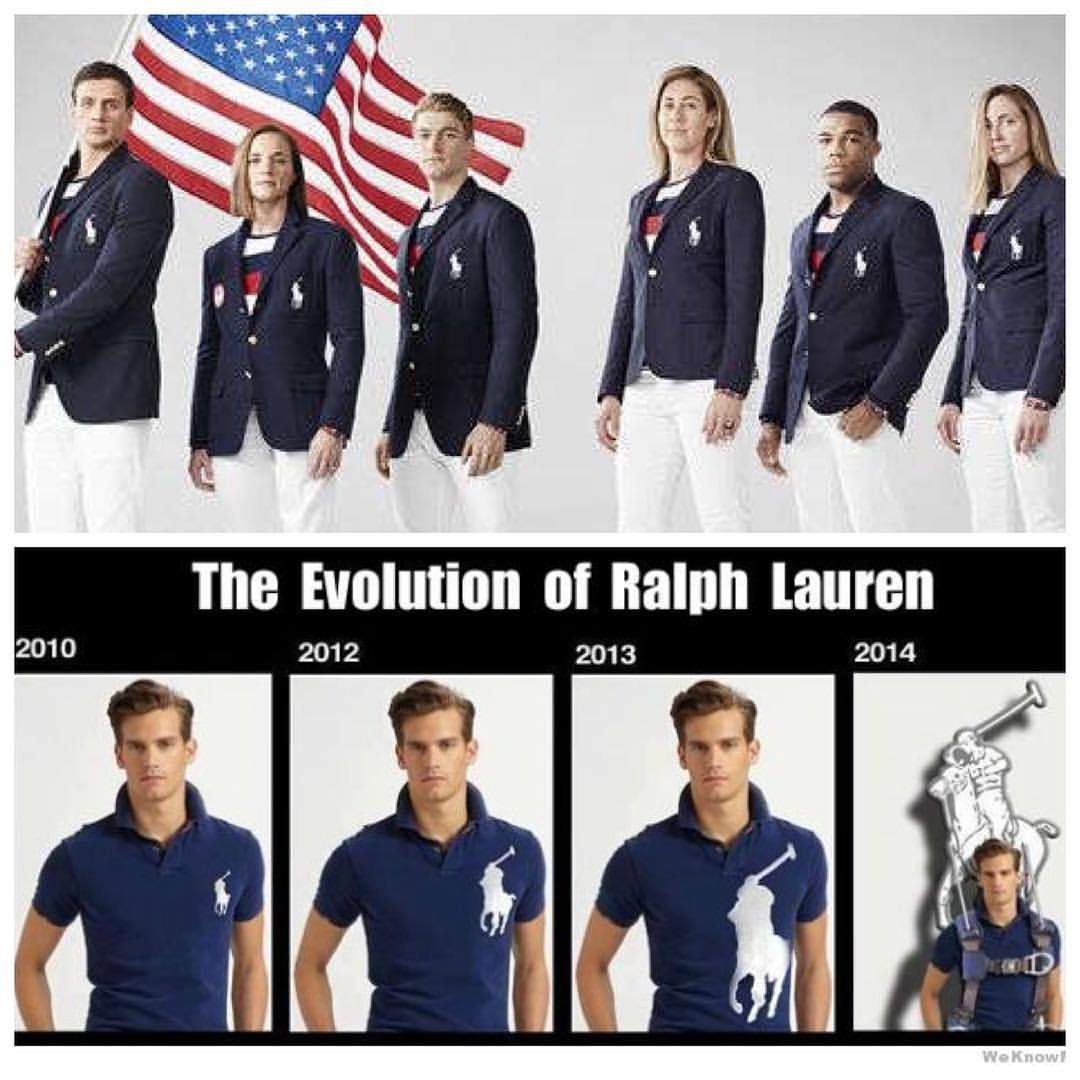 Adriano Dirnelli — Is the in-your-face #ralphlauren logo on the Team...
