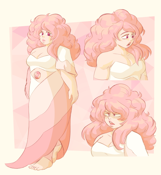 cosmocatte:Rose Diamond model sheet for a currently-on-hiatus fic.  Rose gets a new