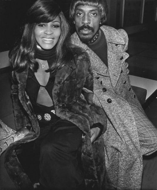 twixnmix: Ike and Tina Turner arriving at the airport in Amsterdam on January 28, 1971. 