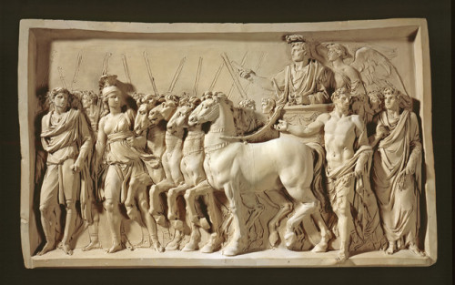 acrosscenturiesandgenerations:▪Scene from the Arch of Titus.Artist: Jean-Guillaume Moitte (France, a