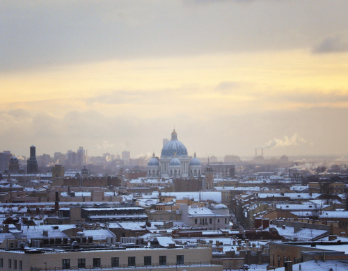 taurija:View of the St. Petersburg from the colonnade of St. Isaac’s Cathedral