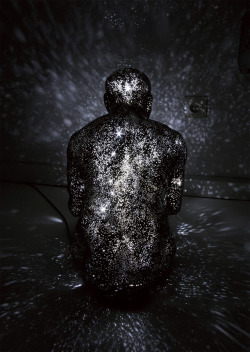 fornicating:  In her ongoing series of figurative sculptures titled Milky Ways, artist Mihoko Ogaki explores ideas of life, death, and rebirth. The dead or dying human forms are constructed from Fibre-reinforced plastic and embedded with bright LEDs