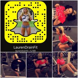 Follow Me On Snapchat To See Today&Amp;Rsquo;S Leg Workout: Laurendrainfit – I