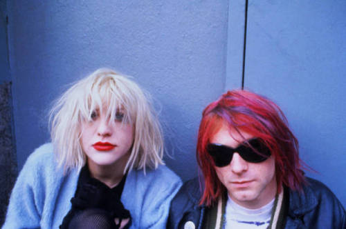 nirvana-hd: Kurt Cobain and Courtey Love - January 10, 1992 - New York, NY, USPhotos by Dora Ha