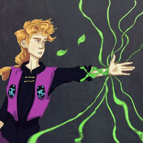 For some, magic is a burden. A blood curse.Giorno would gladly give the last drop of his blood away 