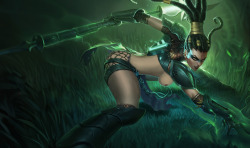 sexybossbabes:  League of Legends GIRLS  #26 NIDALEE