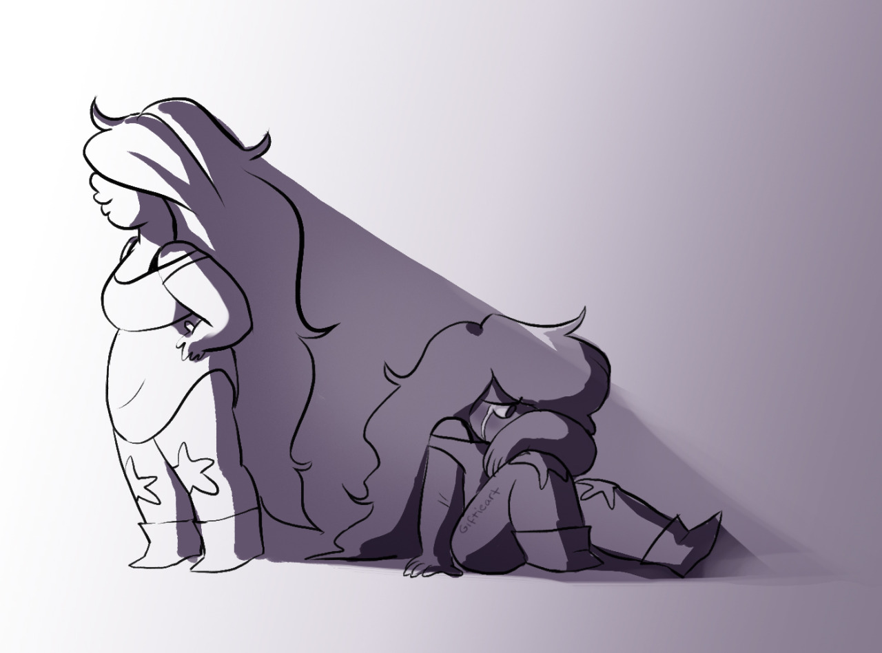 giftieart:Amethyst must’ve been quietly self loathing for years, the poor Gem.T