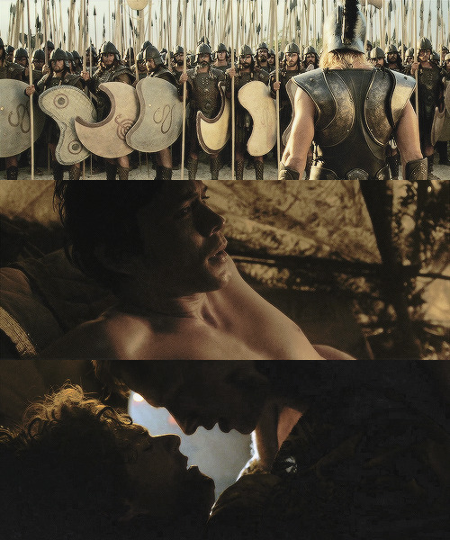 His eyes opened. “Name one hero who was happy.”I considered. Heracles went mad and killed his family