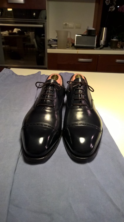 blackshoeblog:  rodod:CarminaDeep Blue Great job once again!