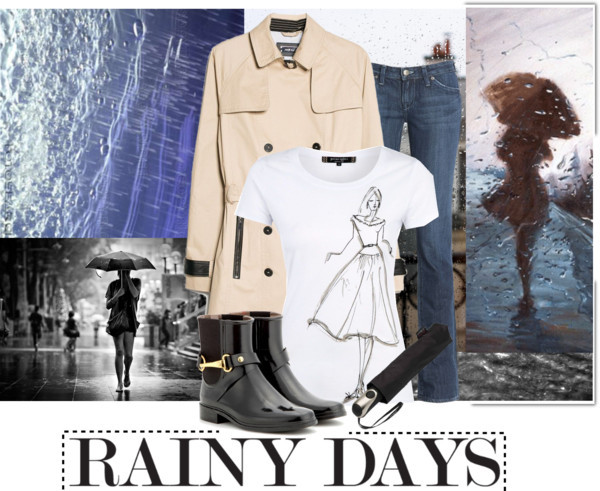 Rain! by tatajrj featuring slim fit jeans ❤ liked on Polyvore
Principles by Ben de Lisi crew neck tee, $13 / MANGO double breasted coat, $115 / Slim fit jeans / Burberry black boots / Umbrella / Paris Photography, Paris in the rain, Rainy Day in...