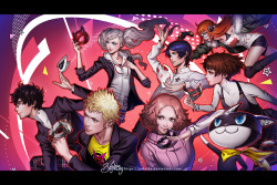 zolaida: Really loved Persona 5, after playing 110 hours I had to do a proper fanart!  twitter ✧ deviantart ✧ prints ✧ facebook ✧ artstation ✧ instagram ✧ paigeeworld   ✧ gumroad  