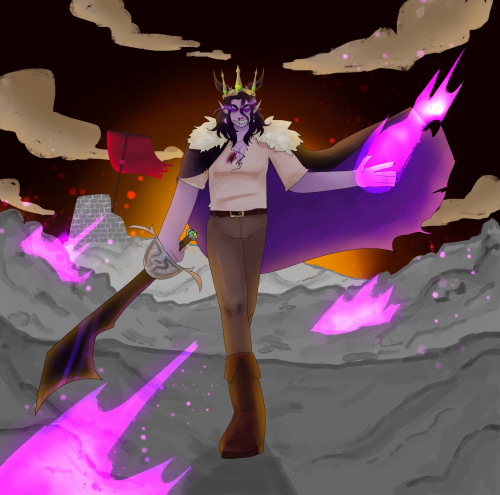 Commission For@fawfulgod :D Its His Origins Character In Our Rp!! Hes A Ender Dragon King And He Is Very