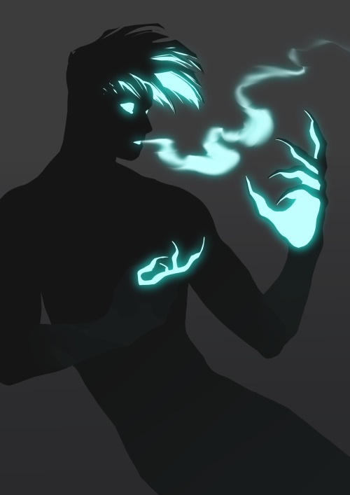 the-stove-is-on-fire:I decided to do some glowy silhouettes again~ A few of these are Danny Phantom 